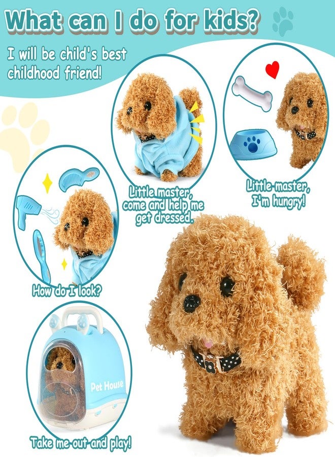 TONZE Dog Toys for Girls Kids Toys for 3 4 5 6 7 8 Year Old Girls Boys Birthday Gift, Realistic Robot Puppy Toy for Kids 3 4 5 6 Year Old, Walking Pet Toy Perritos de Juguetes para Niñas 3 4 5 6 Años - Image 2